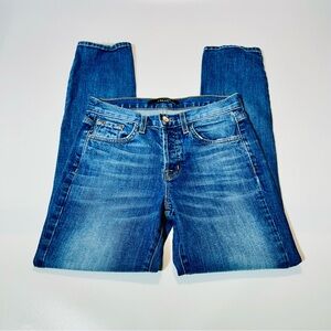 J Brand jeans Georgia Mid Slim Boyfriend jean distressed Buttonfly women size 24